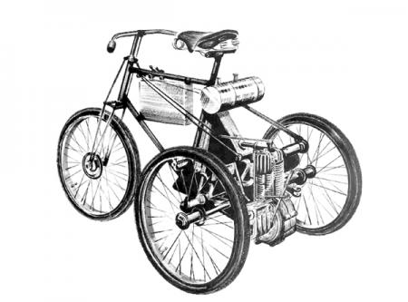 Трицикл De Dion-Bouton